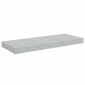 vidaXL Ράφια Τοίχου 2 τεμ. Γκρι Σκυροδέματος 60 x 23,5 x 3,8 εκ. MDF