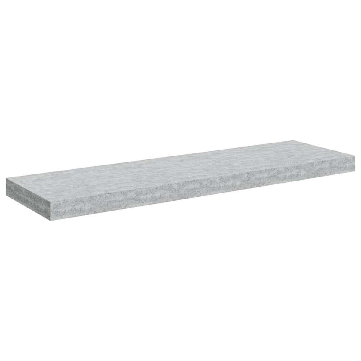 vidaXL Ράφια Τοίχου 2 τεμ. Γκρι Σκυροδέματος 80x23,5x3,8 εκ. MDF