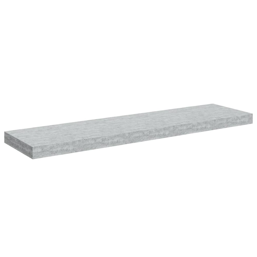vidaXL Ράφι Τοίχου Γκρι Σκυροδέματος 90 x 23,5 x 3,8 εκ. από MDF