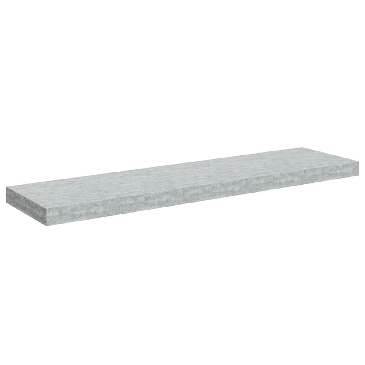 vidaXL Ράφια Τοίχου 2 τεμ. Γκρι Σκυροδέματος 90 x 23,5 x 3,8 εκ. MDF