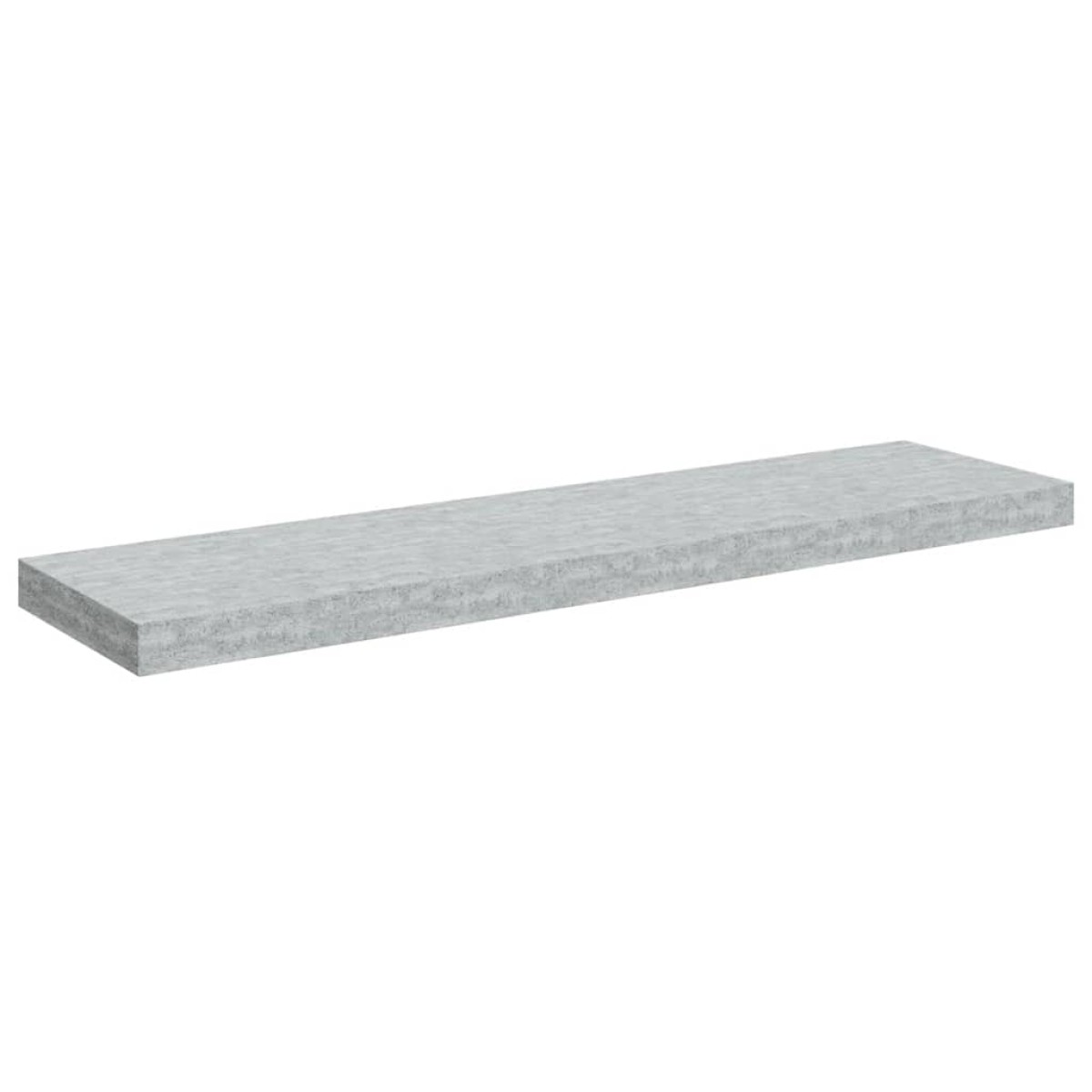 vidaXL Ράφια Τοίχου 4 τεμ. Γκρι Σκυροδέματος 90 x 23,5 x 3,8 εκ. MDF