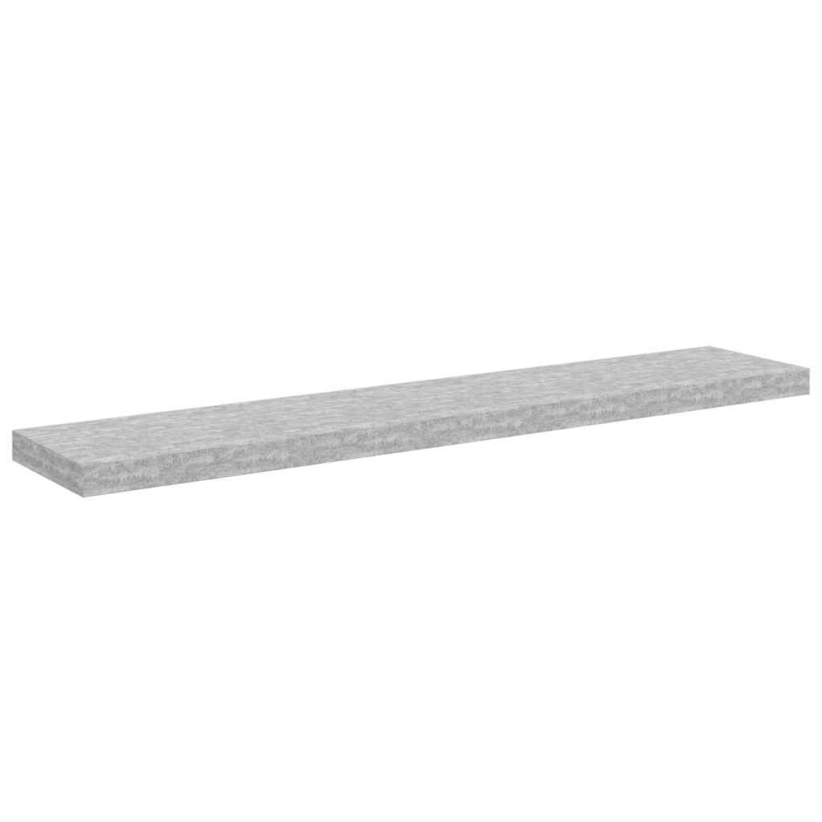 vidaXL Ράφια Τοίχου 2 τεμ. Γκρι Σκυροδέματος 120x23,5x3,8 εκ. MDF