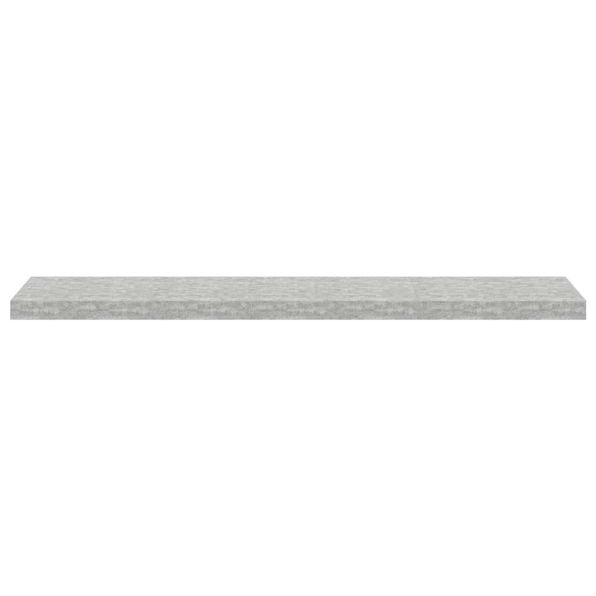 vidaXL Ράφια Τοίχου 2 τεμ. Γκρι Σκυροδέματος 120x23,5x3,8 εκ. MDF