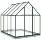 vidaXL Θερμοκήπιο με Πλαίσιο Βάσης Πράσινο 224x169x202 εκ. Αλουμινίου
