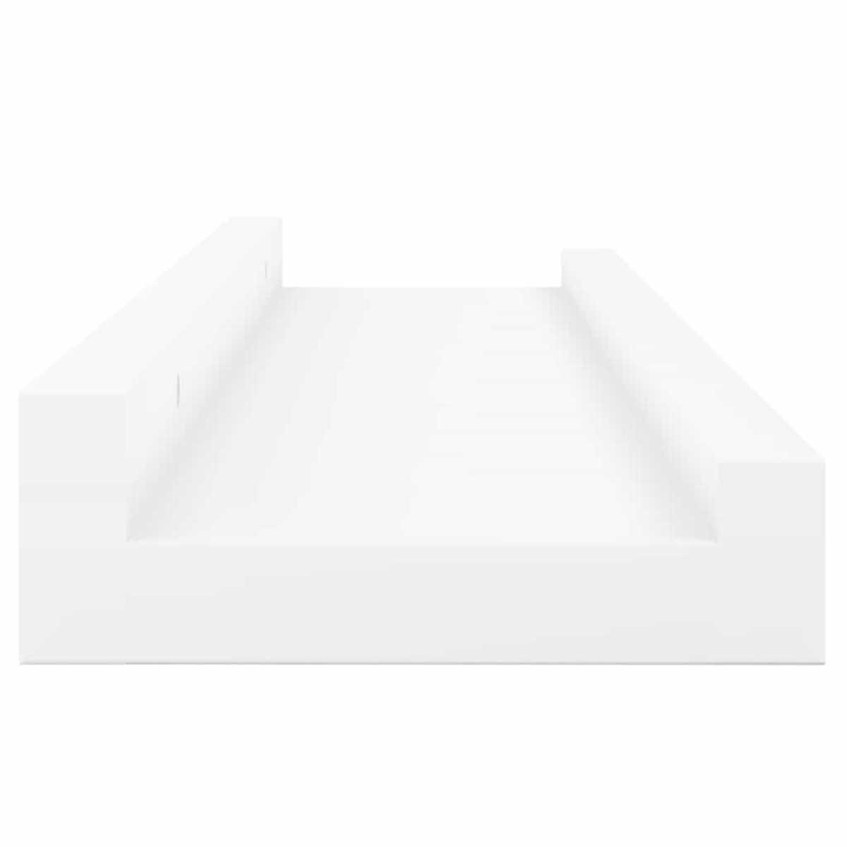 vidaXL Ράφια Τοίχου 4 τεμ. Γυαλιστερό Λευκό 60 x 9 x 3 εκ.Λευκά