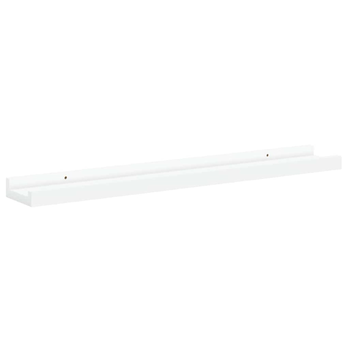vidaXL Ράφια Τοίχου 4 τεμ. Γυαλιστερό Λευκό 60 x 9 x 3 εκ.Λευκά