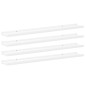 vidaXL Ράφια Τοίχου 4 τεμ. Λευκά 100 x 9 x 3 εκ.