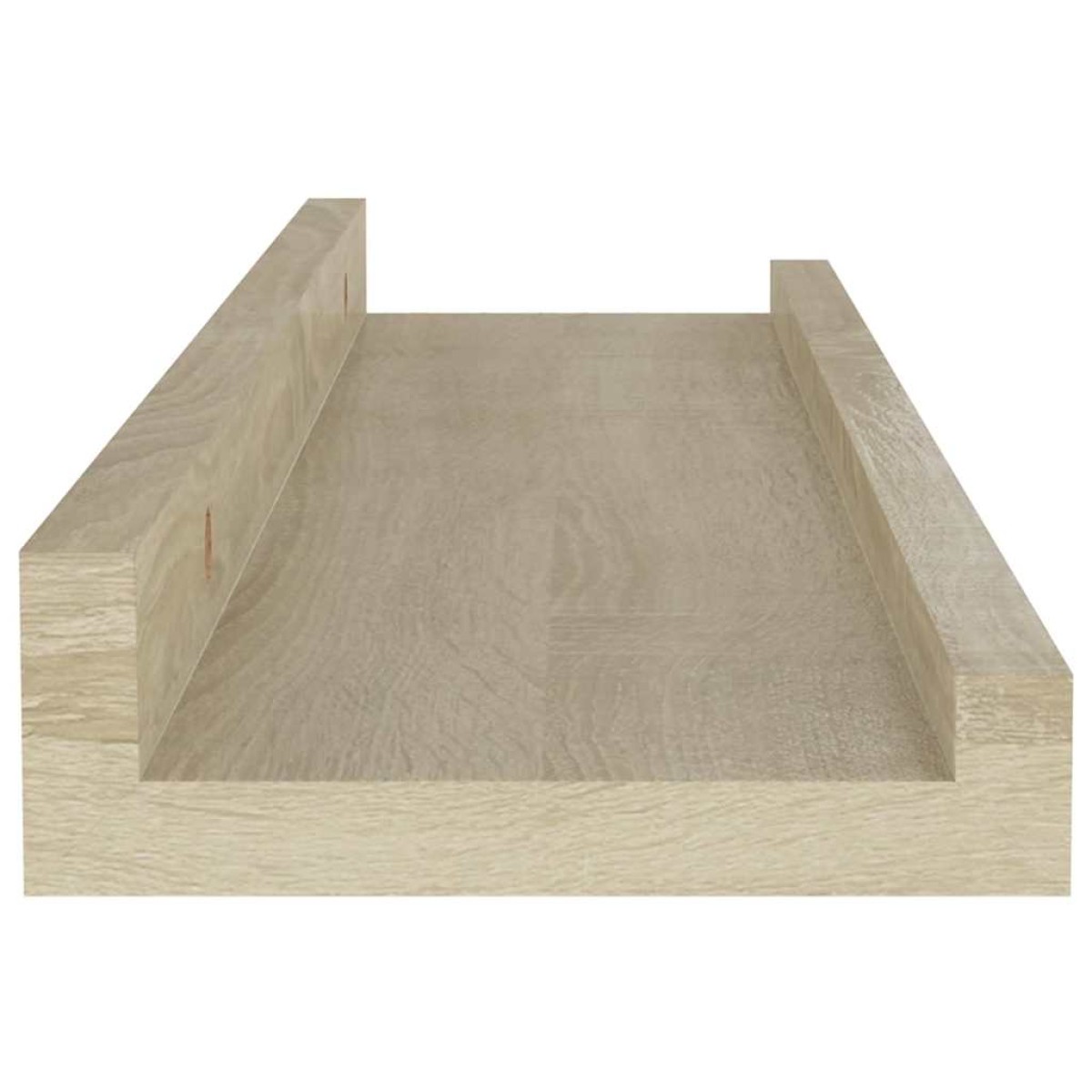 vidaXL Ράφια Τοίχου 2 τεμ. Sonoma Δρυς 40 x 9 x 3 εκ.