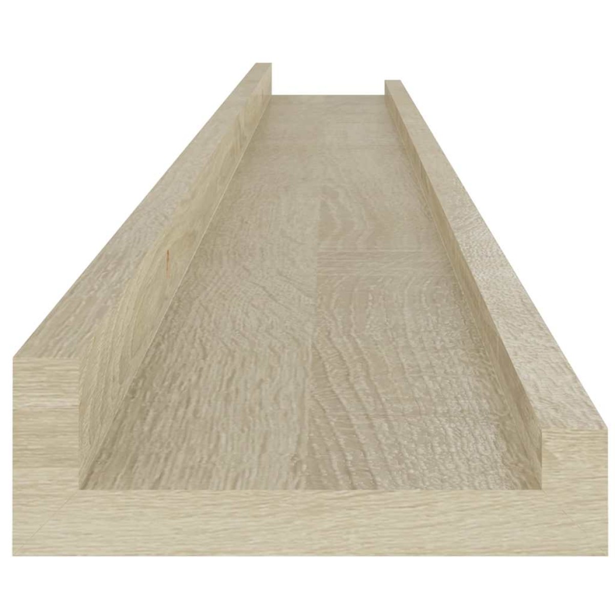 vidaXL Ράφια Τοίχου 2 τεμ. Sonoma Δρυς 100 x 9 x 3 εκ.