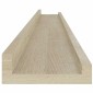 vidaXL Ράφια Τοίχου 4 τεμ. Sonoma Δρυς 100 x 9 x 3 εκ.