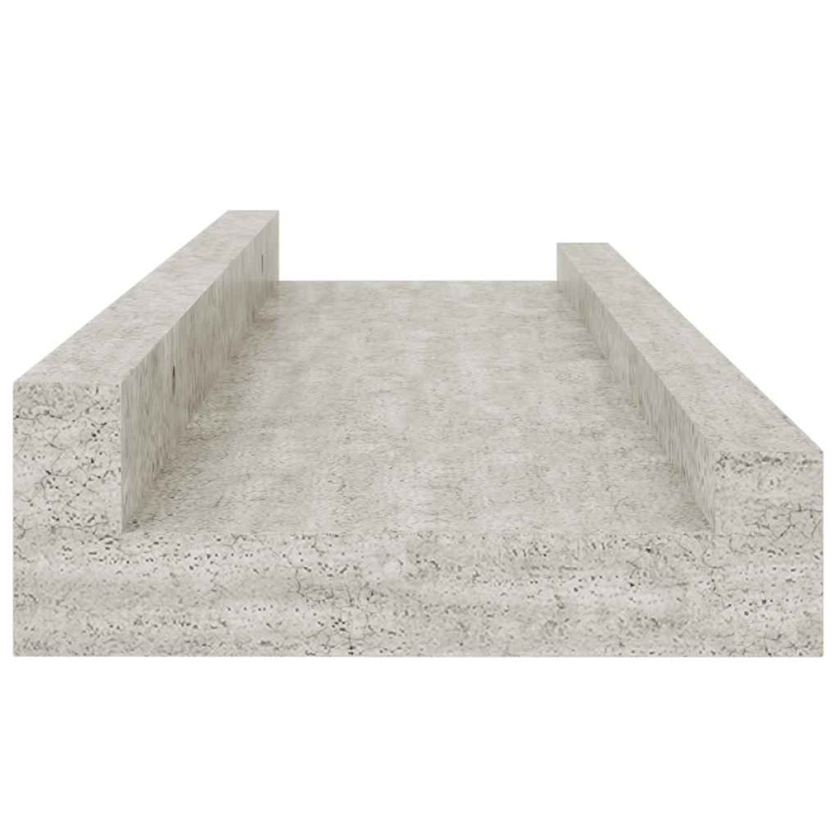 vidaXL Ράφια Τοίχου 4 τεμ. Γκρι Σκυροδέματος 40 x 9 x 3 εκ.