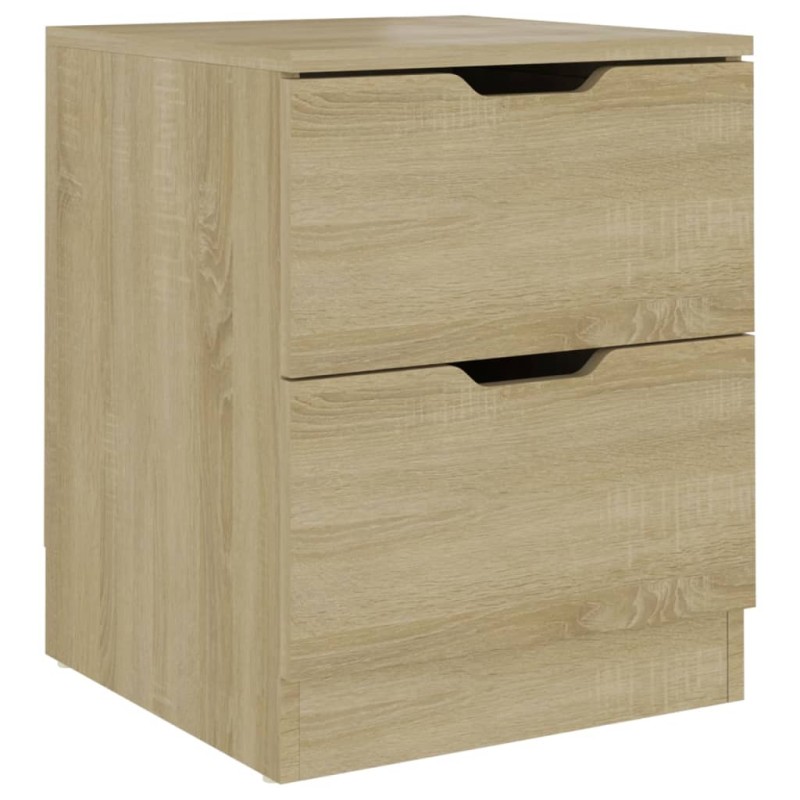 vidaXL Κομοδίνο Χρώμα Sonoma Δρυς 40 x 40 x 50 εκ. από Μοριοσανίδα