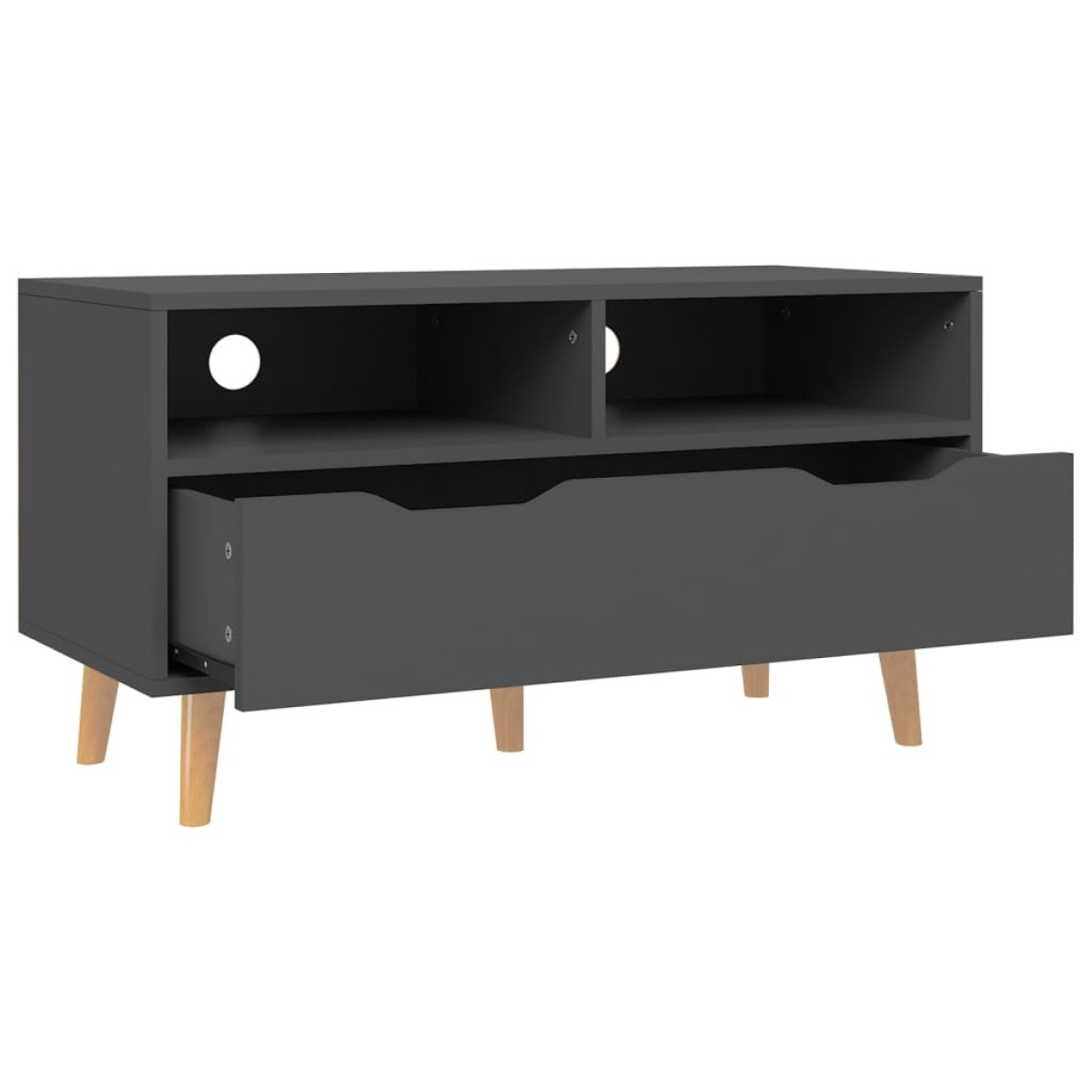 vidaXL Έπιπλο Τηλεόρασης Γκρι 90 x 40 x 48,5 εκ. από Μοριοσανίδα