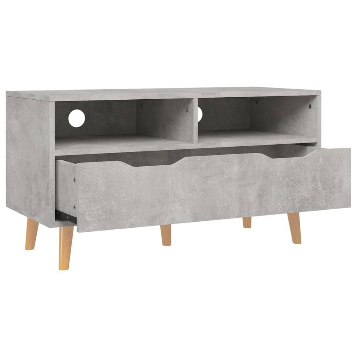 vidaXL Έπιπλο Τηλεόρασης Γκρι Σκυρ. 90 x 40 x 48,5 εκ. από Μοριοσανίδα