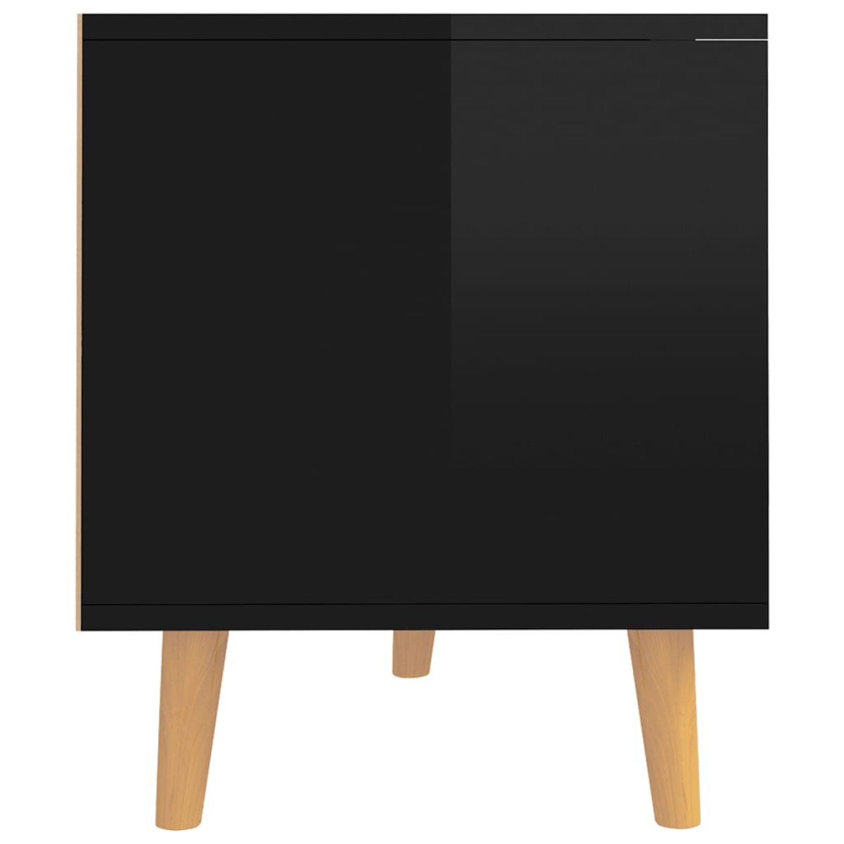 vidaXL Έπιπλο Τηλεόρασης Γυαλ. Μαύρο 90x40x48,5 εκ. Μοριοσανίδα
