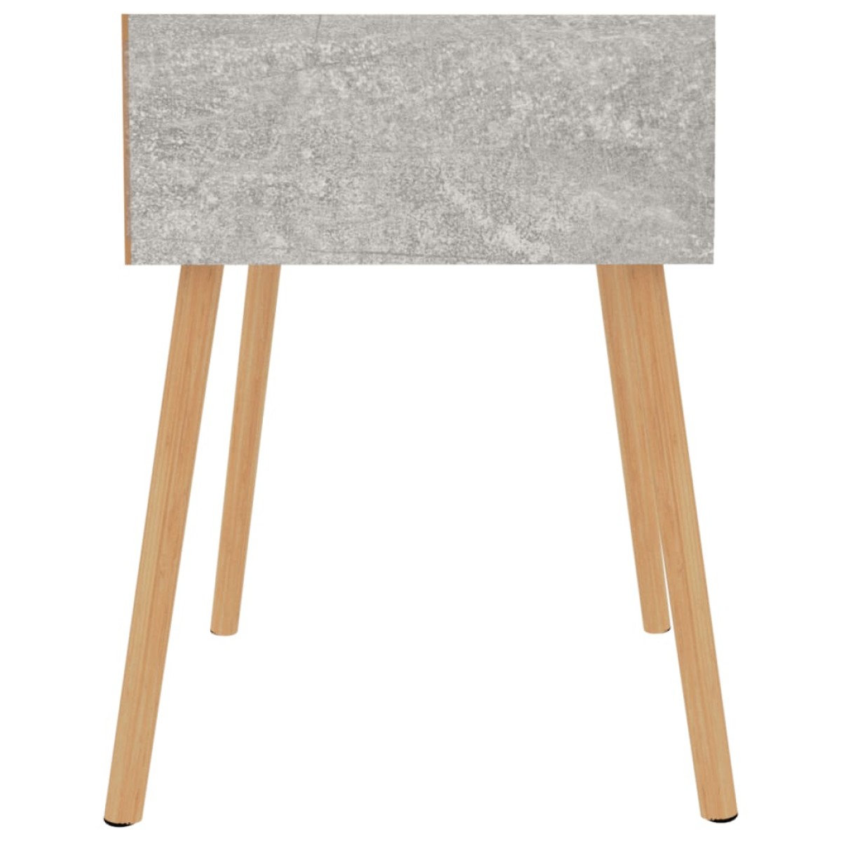 vidaXL Κομοδίνο Γκρι Σκυροδέματος 40 x 40 x 56 εκ. από Μοριοσανίδα