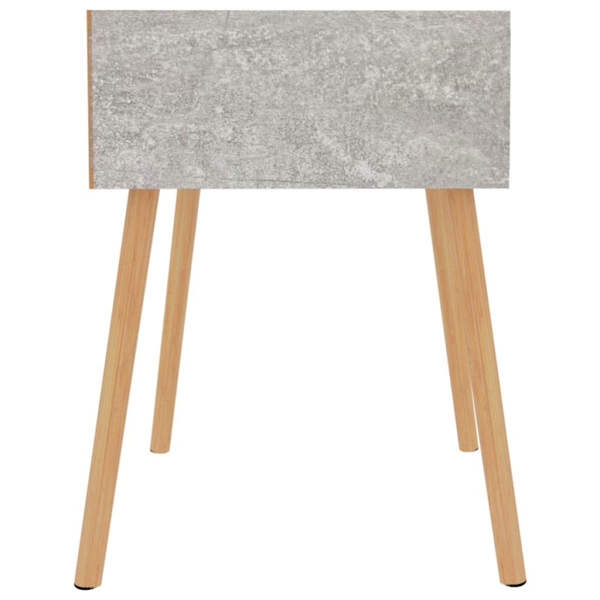 vidaXL Κομοδίνα 2 τεμ. Γκρι Σκυροδέματος 40x40x56 εκ. από Μοριοσανίδα