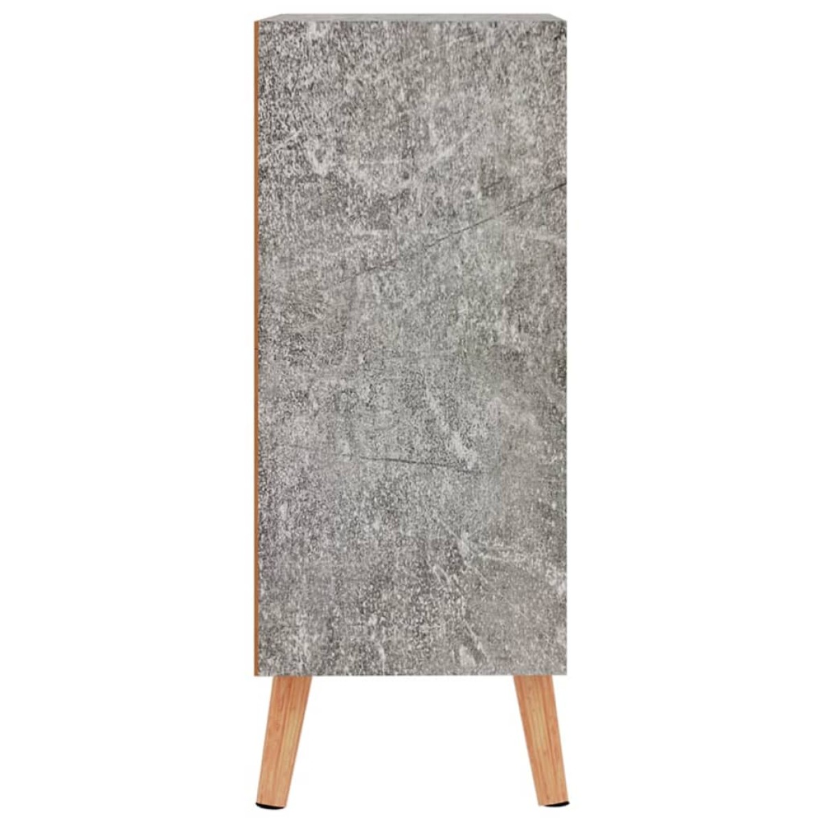 vidaXL Μπουφές Γκρι Σκυροδέματος 60x30x72 εκ. Επεξεργασμένο Ξύλο