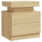 vidaXL Κομοδίνο Sonoma Δρυς 45 x 35 x 52 εκ. από Μοριοσανίδα