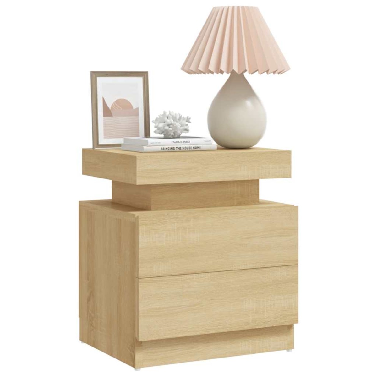 vidaXL Κομοδίνο Sonoma Δρυς 45 x 35 x 52 εκ. από Μοριοσανίδα