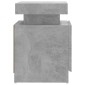 vidaXL Κομοδίνο Γκρι Σκυροδέματος 45 x 35 x 52 εκ. από Μοριοσανίδα
