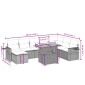 vidaXL Σαλόνι Κήπου Σετ 9 τεμ. Μπεζ Συνθετικό Ρατάν με Μαξιλάρια
