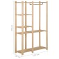 vidaXL Κρεμάστρα Ρούχων Δαπέδου 110x38x170 εκ. από Μασίφ Ξύλο Πεύκου