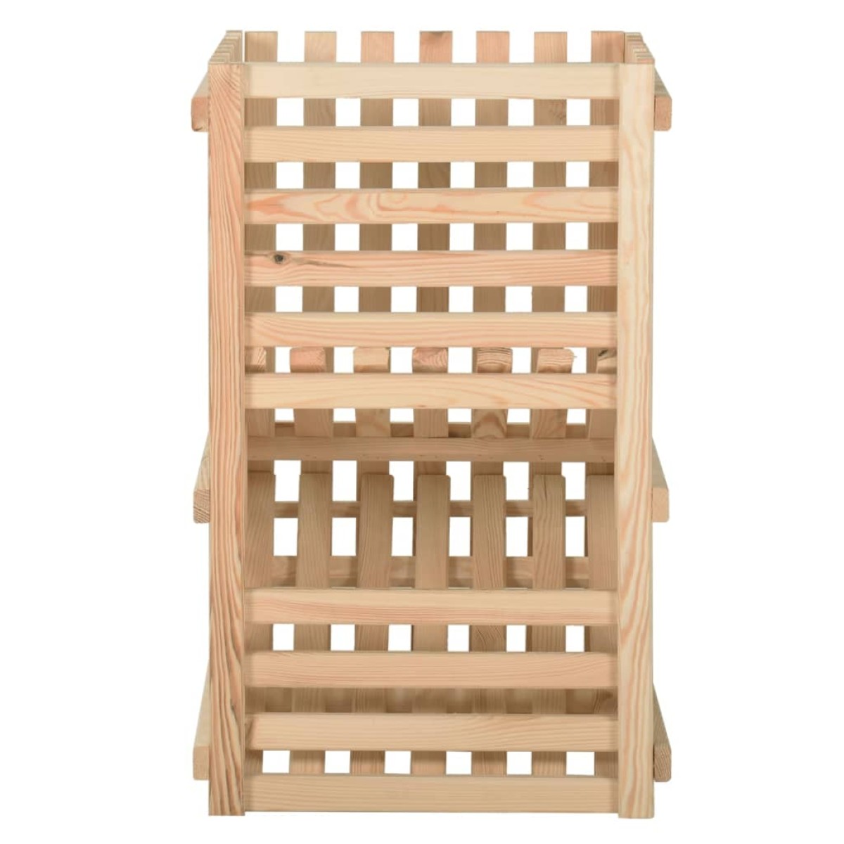 vidaXL Κουτί Αποθήκευσης Λαχανικών 50x50x80 εκ. από Μασίφ Ξύλο Πεύκου
