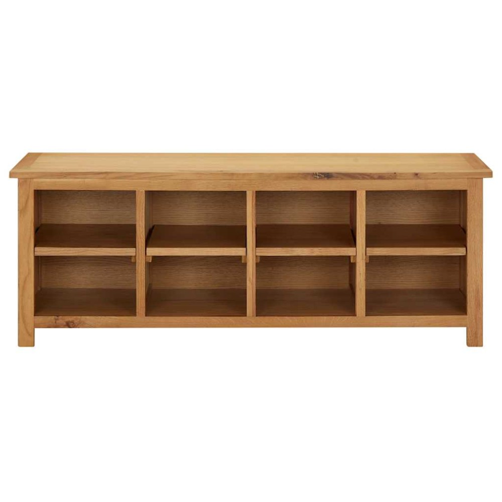 vidaXL Παπουτσοθήκη 114 x 37 x 45 εκ. από Μασίφ Ξύλο Δρυός