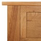 vidaXL Τραπέζι Κονσόλα 110 x 40 x 75 εκ. από Μασίφ Ξύλο Δρυς