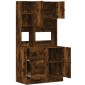 vidaXL Ντουλάπι Κουζίνας Καπνιστή Δρυς 95x50x180 εκ. Επεξεργ. Ξύλο
