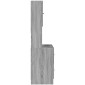 vidaXL Ντουλάπι Κουζίνας Γκρι sonoma 95x50x180 εκ. Επεξεργ. Ξύλο