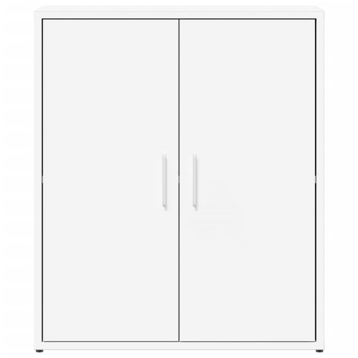 vidaXL Βοηθητικά Ντουλάπια 2 τεμ. Λευκά 60x31x70 εκ. Επεξεργ. Ξύλο