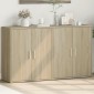 vidaXL Βοηθητικά Ντουλάπια 2 τεμ. Sonoma Δρυς 60x31x70 εκ. Επεξ. Ξύλο