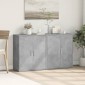 vidaXL Βοηθητικά Ντουλάπια 2 τεμ. Γκρι Σκυρ. 60x31x70εκ Επεξεργ. Ξύλο