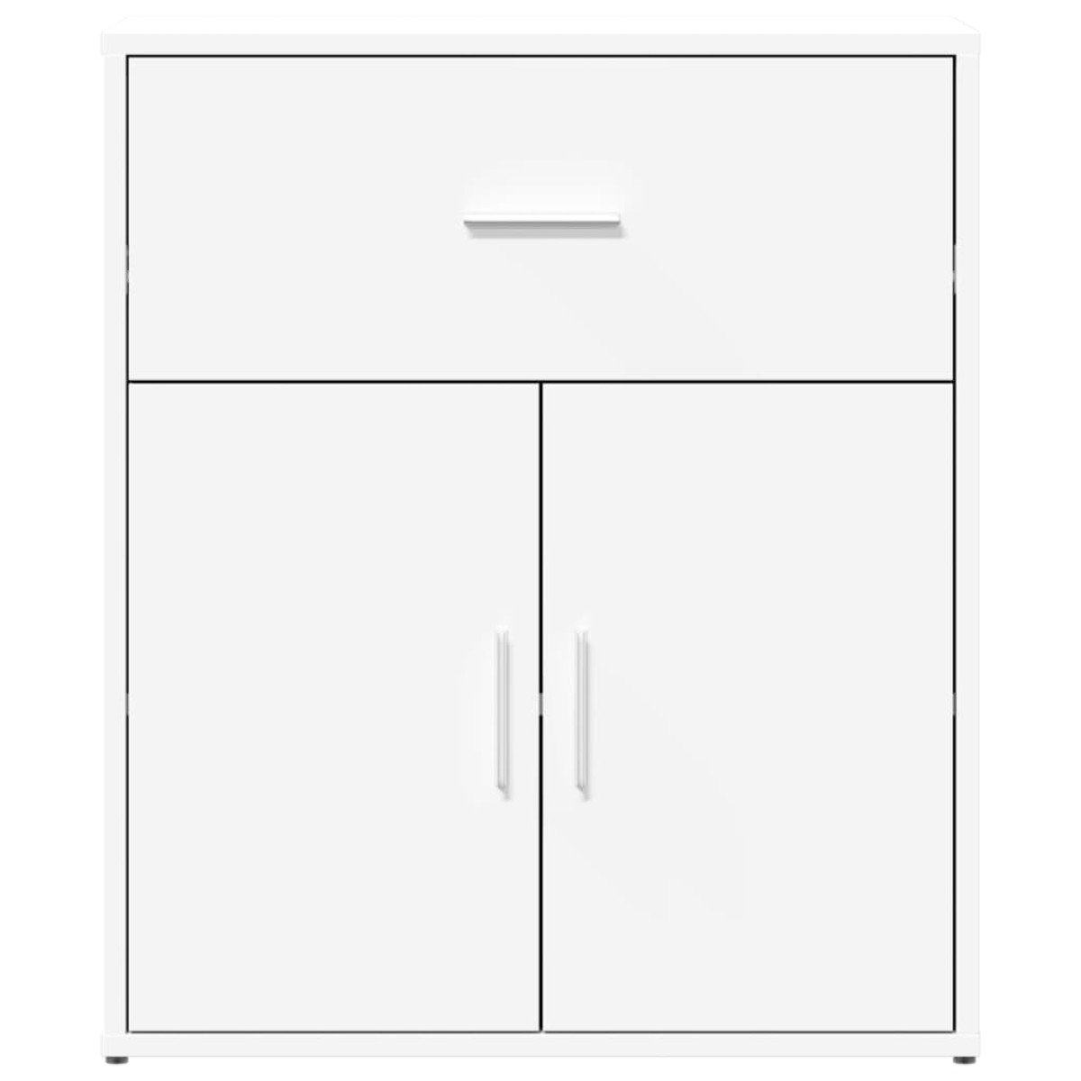 vidaXL Βοηθητικά Ντουλάπια 2 τεμ. Λευκά 60x31x70 εκ. Επεξεργ. Ξύλο