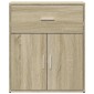 vidaXL Βοηθητικά Ντουλάπια 2 τεμ. Sonoma Δρυς 60x31x70 εκ. Επεξ. Ξύλο