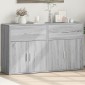 vidaXL Βοηθητικά Ντουλάπια 2 τεμ. Γκρι Sonoma 60x31x70 εκ. Επεξ. Ξύλο