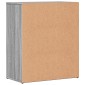 vidaXL Βοηθητικά Ντουλάπια 2 τεμ. Γκρι Sonoma 60x31x70 εκ. Επεξ. Ξύλο