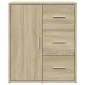 vidaXL Βοηθητικά Ντουλάπια 2 τεμ. Sonoma Δρυς 60x31x70 εκ. Επεξ. Ξύλο