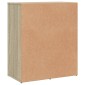 vidaXL Βοηθητικά Ντουλάπια 2 τεμ. Sonoma Δρυς 60x31x70 εκ. Επεξ. Ξύλο