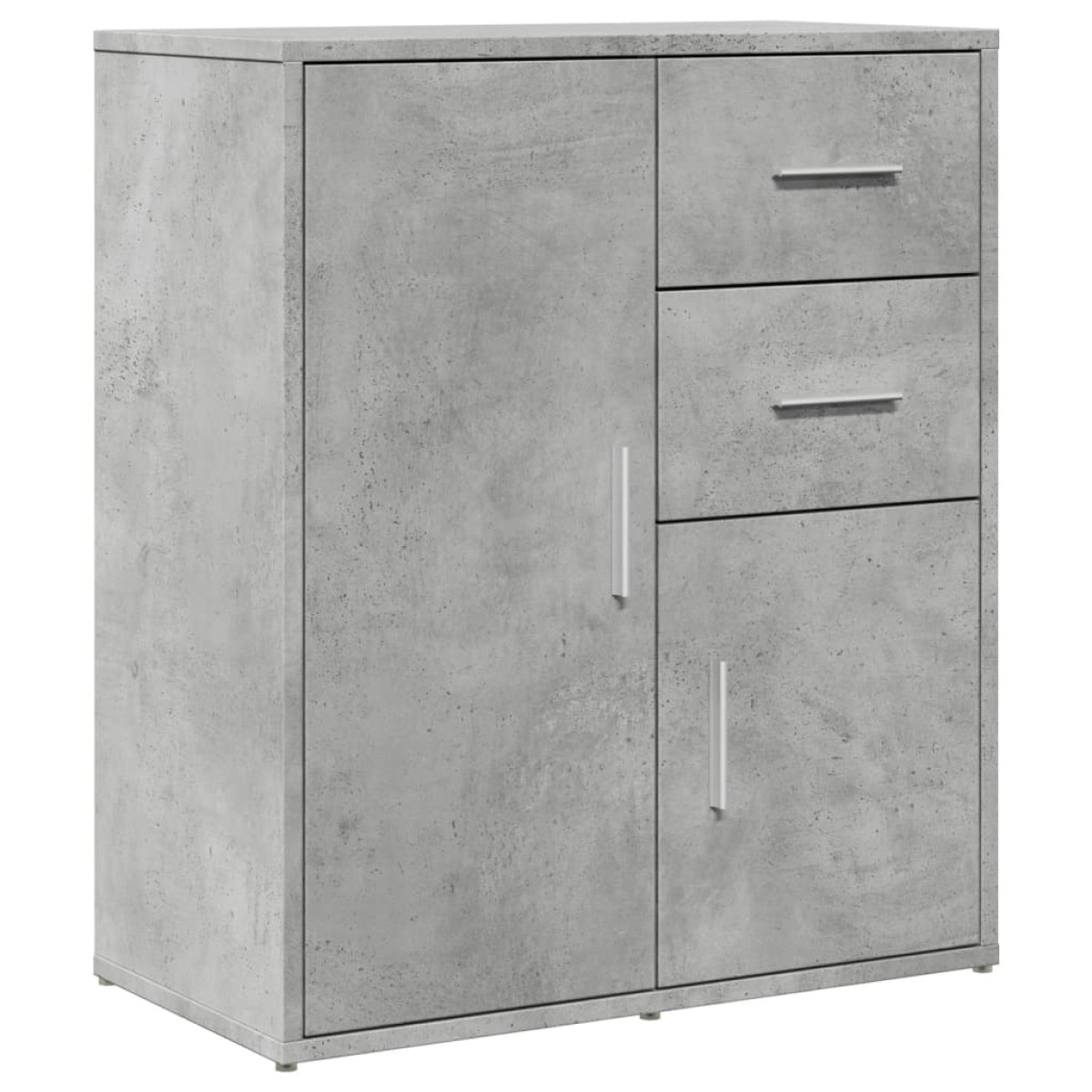 vidaXL Βοηθητικά Ντουλάπια 2 τεμ. Γκρι Σκυρ. 60x31x70εκ Επεξεργ. Ξύλο