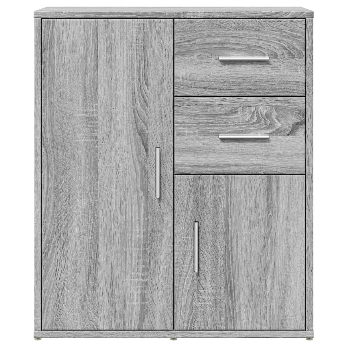 vidaXL Βοηθητικά Ντουλάπια 2 τεμ. Γκρι Sonoma 60x31x70 εκ. Επεξ. Ξύλο