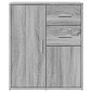 vidaXL Βοηθητικά Ντουλάπια 2 τεμ. Γκρι Sonoma 60x31x70 εκ. Επεξ. Ξύλο