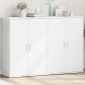 vidaXL Βοηθητικά Ντουλάπια 2 τεμ. Λευκό 60x31x84 εκ. Επεξεργ. Ξύλο
