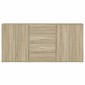 vidaXL Βοηθητικά Ντουλάπια 3 τεμ. Sonoma Δρυς 60x31x84 εκ. Επεξ. Ξύλο
