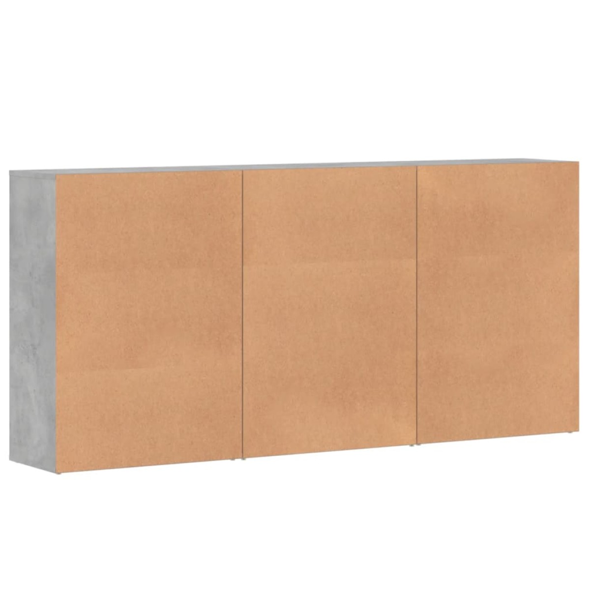 vidaXL Βοηθητικά Ντουλάπια 3 τεμ. Γκρι Σκυρ. 60x31x84 εκ. Επεξ. Ξύλο