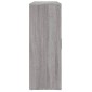 vidaXL Βοηθητικά Ντουλάπια 3 τεμ. Γκρι Sonoma 60x31x84 εκ. Επεξ. Ξύλο