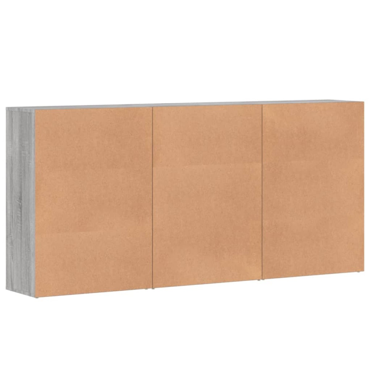 vidaXL Βοηθητικά Ντουλάπια 3 τεμ. Γκρι Sonoma 60x31x84 εκ. Επεξ. Ξύλο