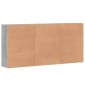 vidaXL Βοηθητικά Ντουλάπια 3 τεμ. Γκρι Sonoma 60x31x84 εκ. Επεξ. Ξύλο